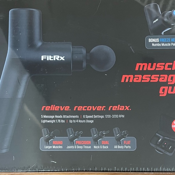 Fitrx Neck and Back Massager, Handheld Percussion Massage Gun. - Picture 3 of 3